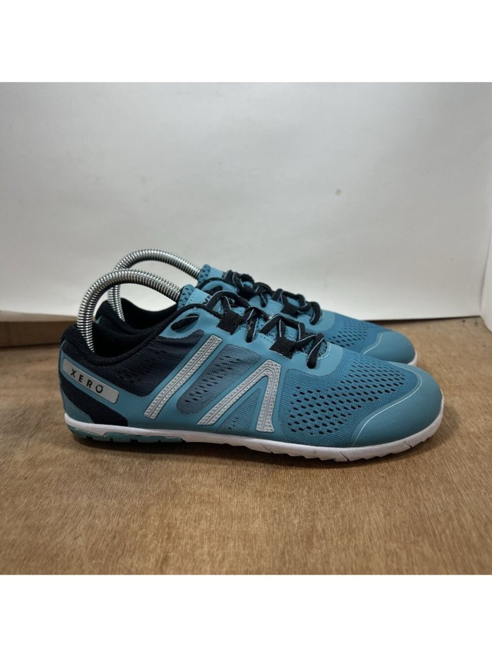 Xero HFS Shoes Womens Size 7.5 Blue Grey Barefoot Minimalist Sneakers Lace Up